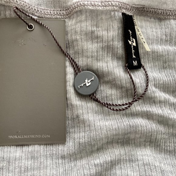 NWT 7 for all Mankind  Long Sleeve Top Tunic - Picture 7 of 8